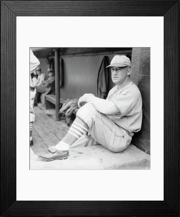 Framed Print : Frankie Frisch Seated In Dugout Framed Print : Frankie Frisch Seated In Dugout