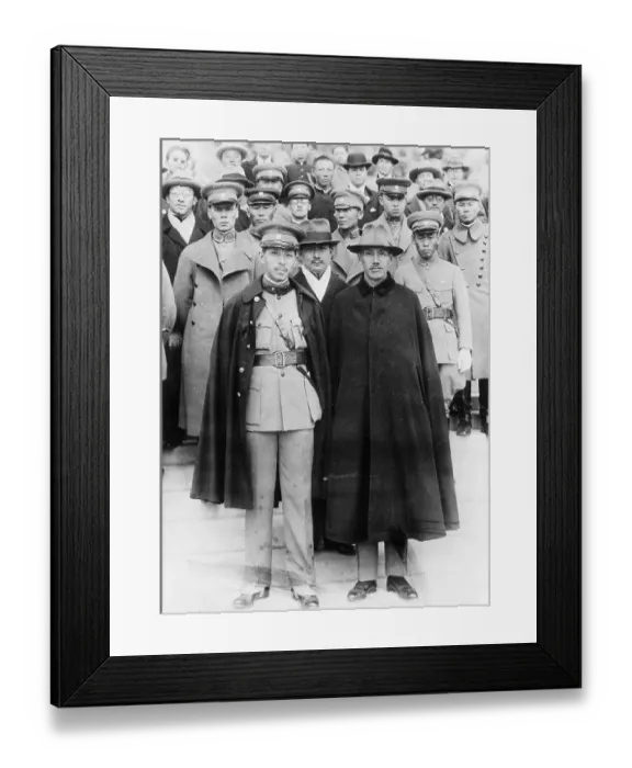 Framed Print : Chang Kai-Shek & Chiang Hsueh-Liang Framed Print : Chang Kai-Shek & Chiang Hsueh-Liang