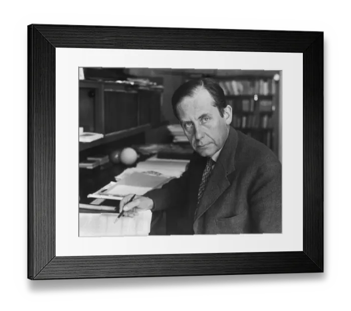 Framed Print : Architect Walter Gropius