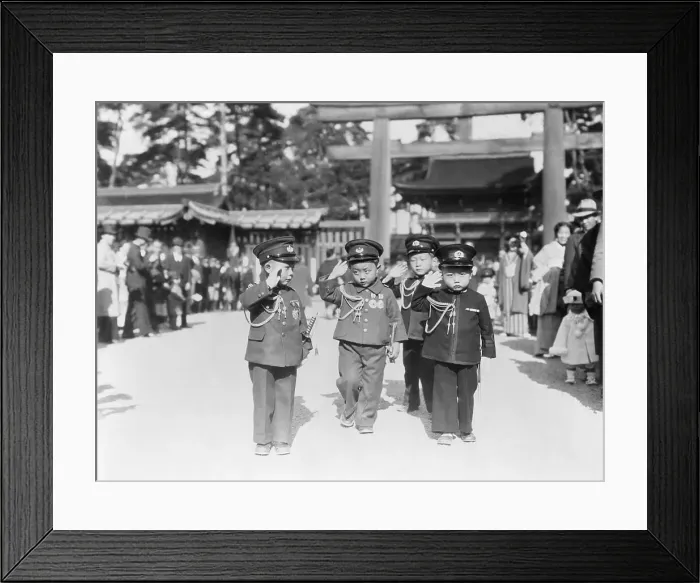 Framed Print : Toddlers As Generals And Admirals Framed Print : Toddlers As Generals And Admirals