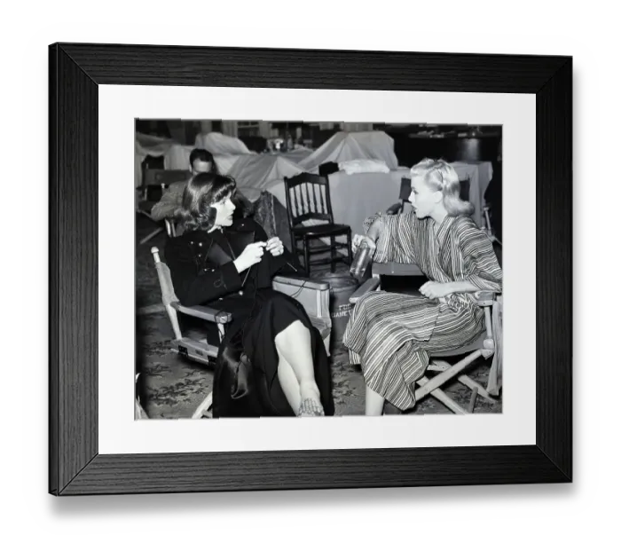 Framed Print : Katharine Hepburn and Ginger Rogers