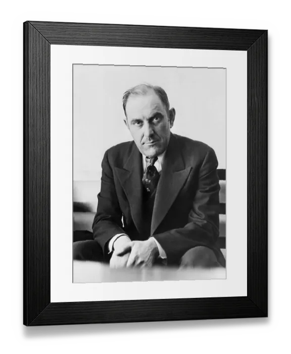 Framed Print : Counterfeiter Victor Lustig Framed Print : Counterfeiter Victor Lustig