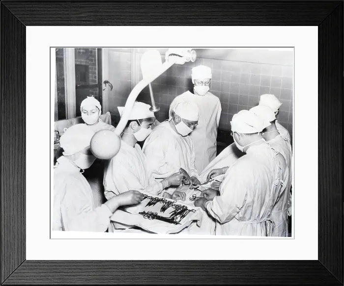 Framed Print : Welfare Director Overseeing Operation Framed Print : Welfare Director Overseeing Operation