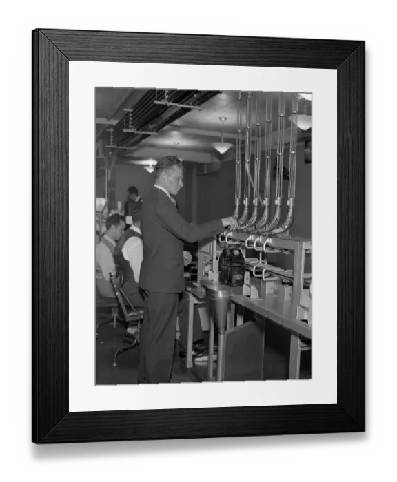 Framed Print : Backstage in Theater of Finance