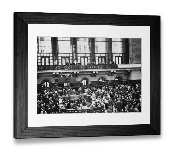 Framed Print : Candid Camera Glimpses of Stock Exchange Floor Framed Print : Candid Camera Glimpses of Stock Exchange Floor