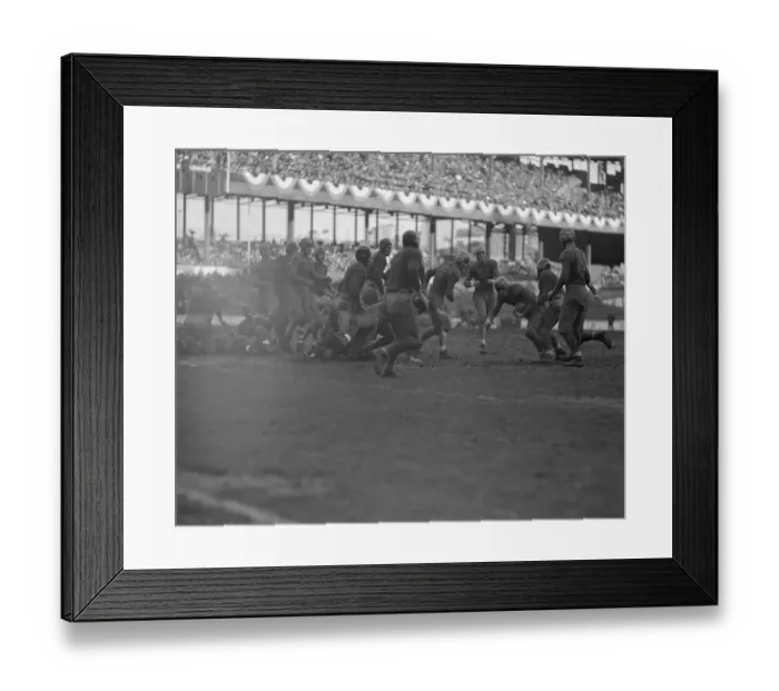 Framed Print : Hinkle Hikes Though the Redskins Line