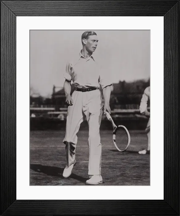 Framed Print : Duke of York During Tennis Game Framed Print : Duke of York During Tennis Game