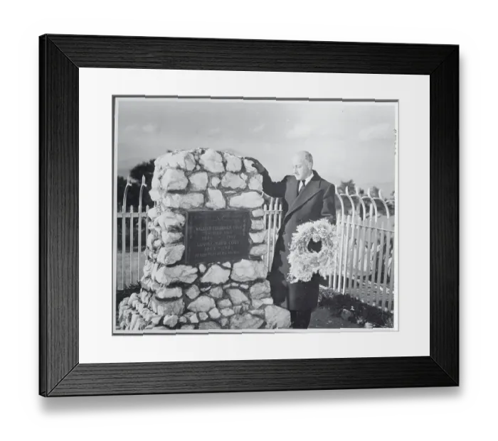 Framed Print : Cecil B. Demille Visiting Buffalo Bill's Grave Framed Print : Cecil B. Demille Visiting Buffalo Bill's Grave