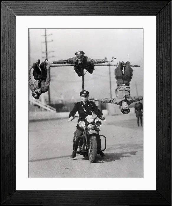 Framed Print : Upside Down Bicycling Framed Print : Upside Down Bicycling