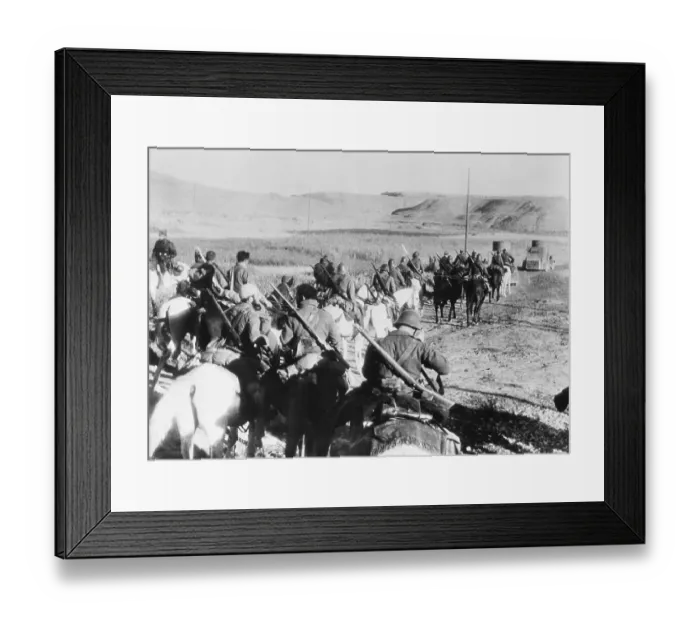 Framed Print : Cavalry Of General Franco's Army Framed Print : Cavalry Of General Franco's Army