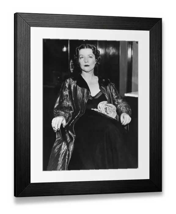 Framed Print : The Next Mrs. Ernest Simpson? Framed Print : The Next Mrs. Ernest Simpson?