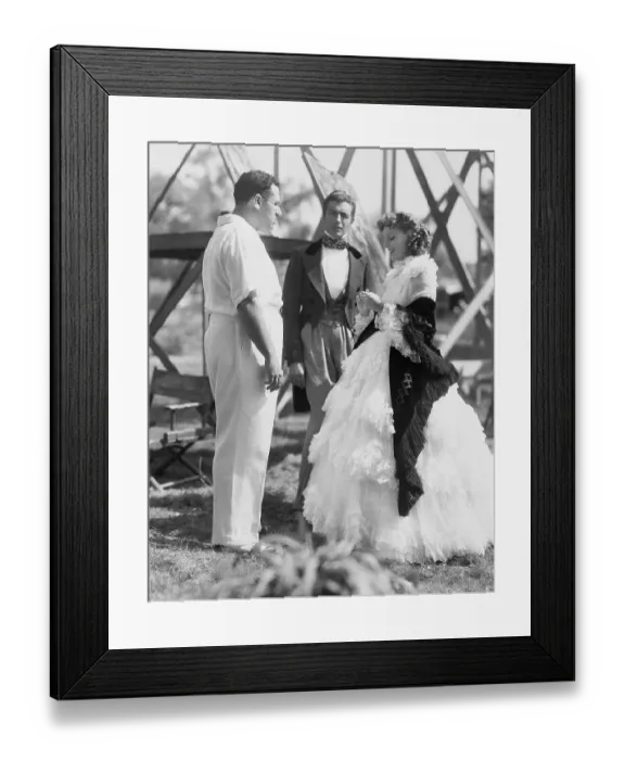 Framed Print : Robert Taylor and Greta Garbo Conferring with George Cukor Framed Print : Robert Taylor and Greta Garbo Conferring with George Cukor