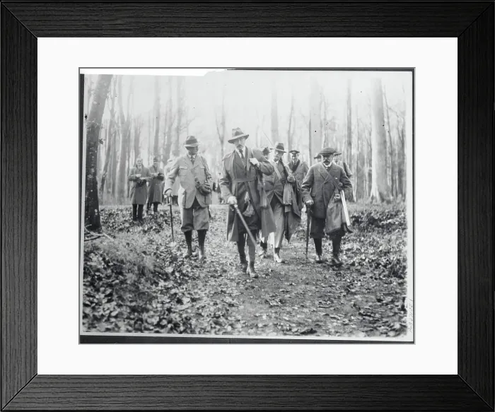 Framed Print : King Christian and Hunting Party Framed Print : King Christian and Hunting Party