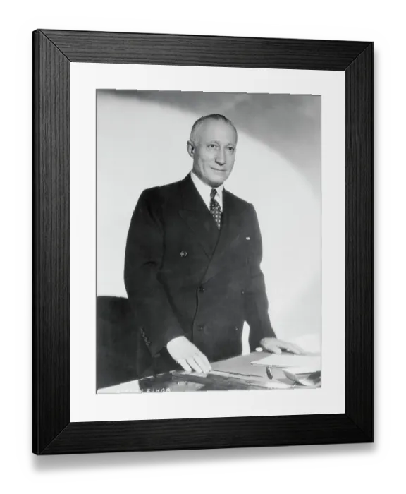 Framed Print : Portrait of Adolph Zukor Framed Print : Portrait of Adolph Zukor