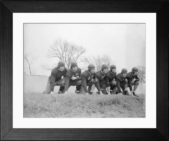 Framed Print : Fordham Football Team Framed Print : Fordham Football Team
