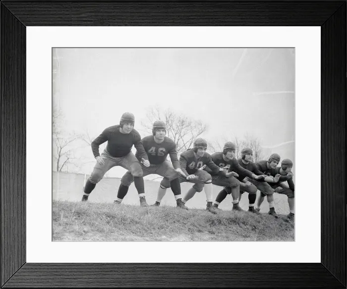 Framed Print : Fordham Football Team Framed Print : Fordham Football Team