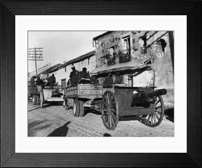 Framed Print : Vehicles Carrying Soldiers And Cannons Framed Print : Vehicles Carrying Soldiers And Cannons
