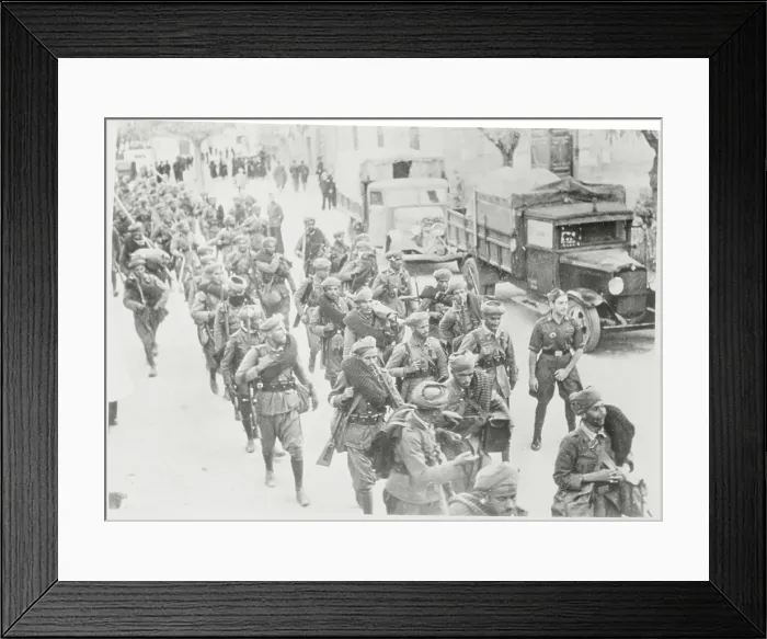 Framed Print : Company of Moorish Troops Framed Print : Company of Moorish Troops