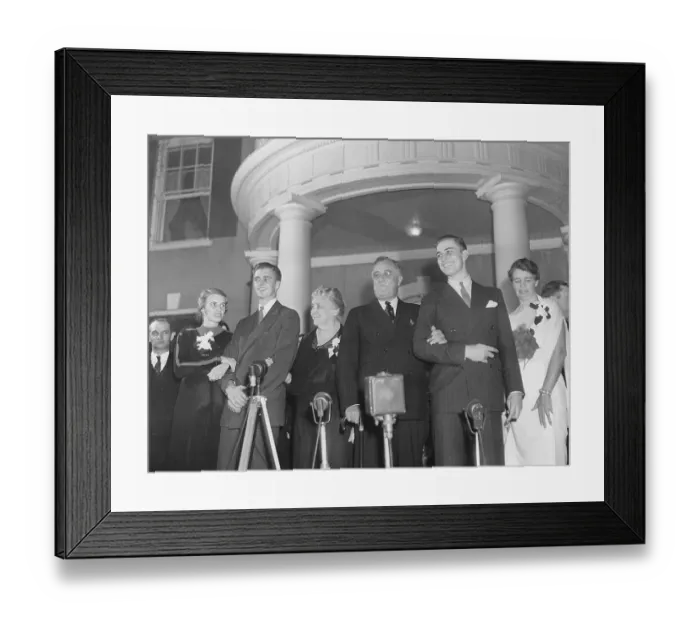 Framed Print : Roosevelt Family on Election Night Framed Print : Roosevelt Family on Election Night