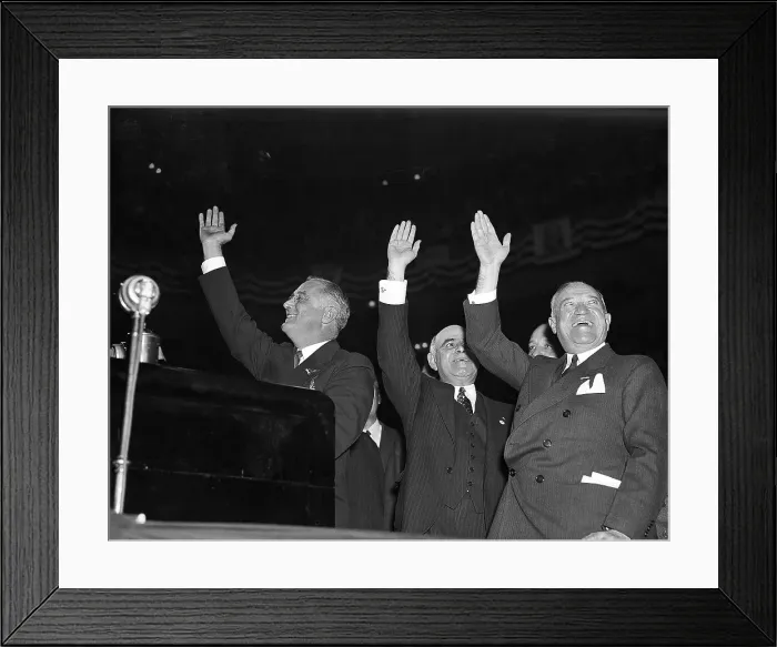 Framed Print : Roosevelt Making Final Campaign Speech