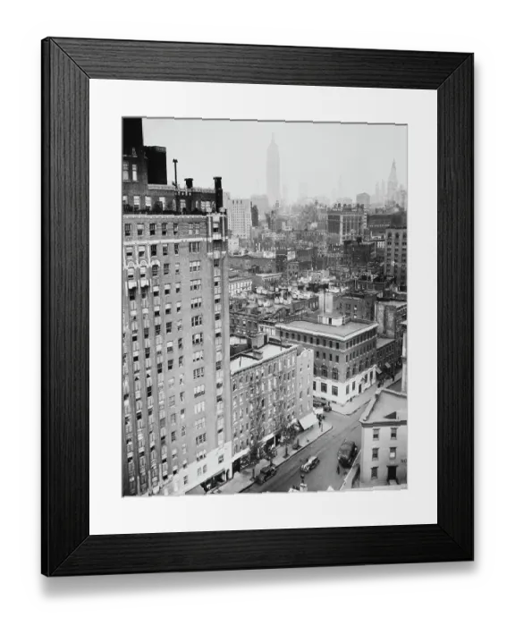 Framed Print : Greenwich Village, New York City, 1936 Framed Print : Greenwich Village, New York City, 1936