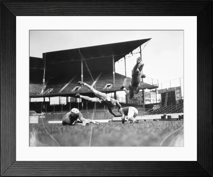 Framed Print : Lions Football Players During Rough Practice Framed Print : Lions Football Players During Rough Practice
