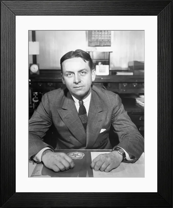 Framed Print : Eliot Ness Framed Print : Eliot Ness