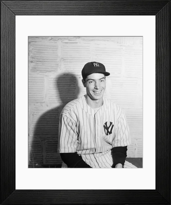 Framed Print : Portrait of Joe Di Maggio Framed Print : Portrait of Joe Di Maggio