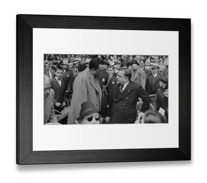 Framed Print : J. Edgar Hoover Discussing with J.H. LaGuardia Framed Print : J. Edgar Hoover Discussing with J.H. LaGuardia