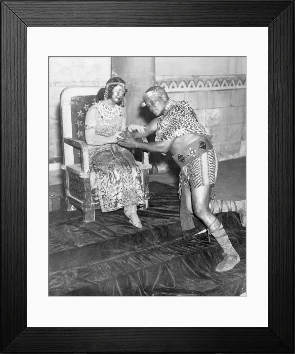 Framed Print : Jack Johnson in a Scene From Aida, 1936 Framed Print : Jack Johnson in a Scene From Aida, 1936