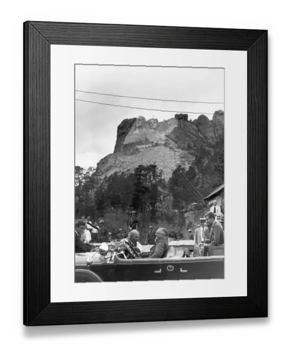 Framed Print : FDR at Mt. Rushmore Framed Print : FDR at Mt. Rushmore