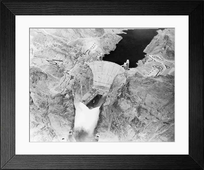 Framed Print : Aerial View of Boulder (Hoover) Dam Framed Print : Aerial View of Boulder (Hoover) Dam