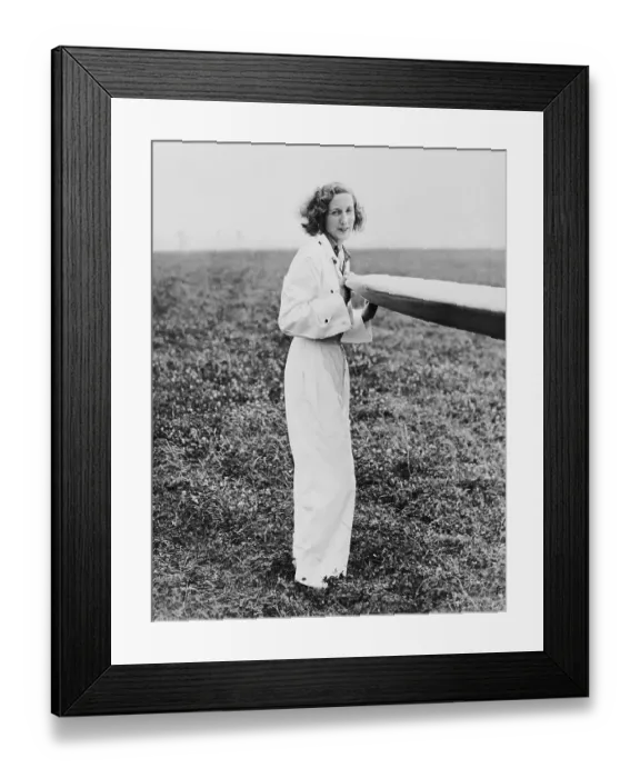 Framed Print : Portrait of Beryl Markham Framed Print : Portrait of Beryl Markham