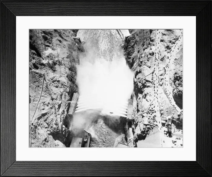 Framed Print : Aerial View of Boulder (Hoover) Dam Framed Print : Aerial View of Boulder (Hoover) Dam