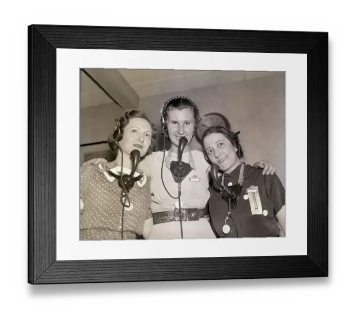 Framed Print : Interpreters for Third World Conference Framed Print : Interpreters for Third World Conference