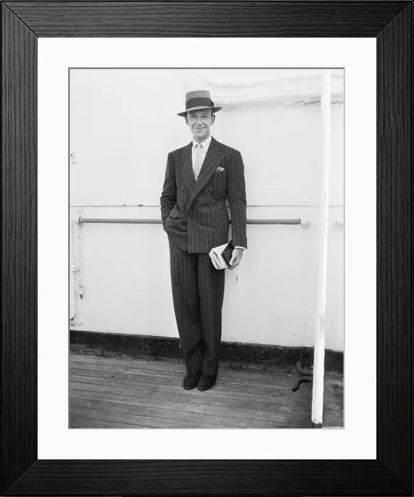 Framed Print : Fred Astaire Returning from Europe Framed Print : Fred Astaire Returning from Europe