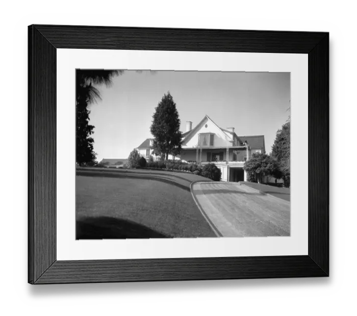 Framed Print : Home of Mary Pickford Framed Print : Home of Mary Pickford