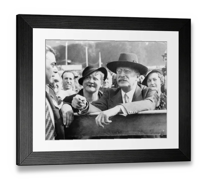 Framed Print : Premiere Leon Blum at Outdoor Rally Framed Print : Premiere Leon Blum at Outdoor Rally