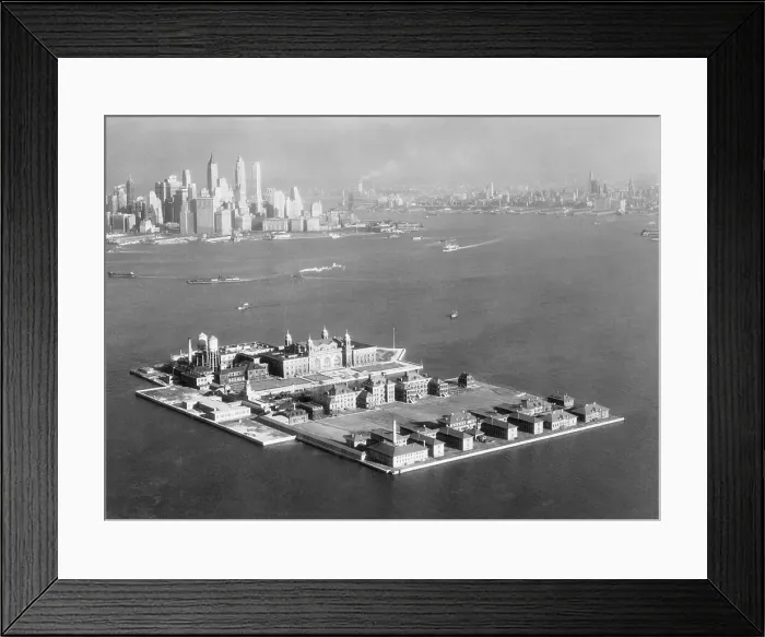 Framed Print : Ellis Island Framed Print : Ellis Island