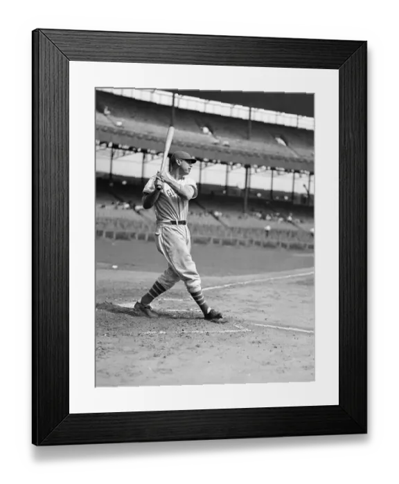Framed Print : New York Giant Bill Terry at Bat Framed Print : New York Giant Bill Terry at Bat