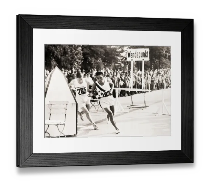 Framed Print : Olympic Marathoners Finishing Race Framed Print : Olympic Marathoners Finishing Race