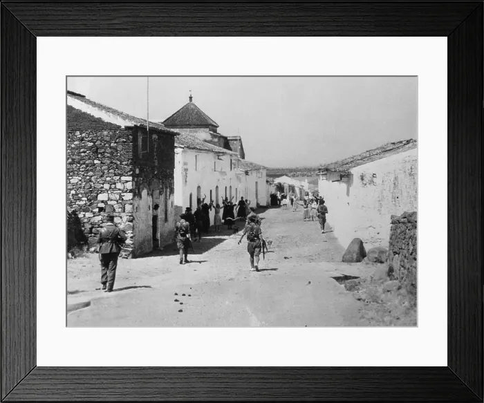 Framed Print : Carlists Arriving at Scene of Rebel Victory