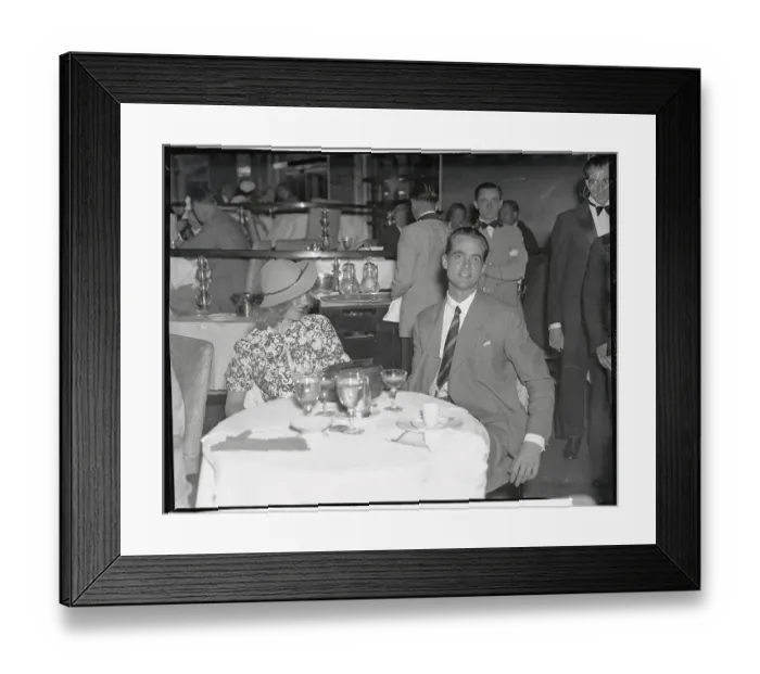 Framed Print : Howard Hughes with Ginger Rogers Framed Print : Howard Hughes with Ginger Rogers