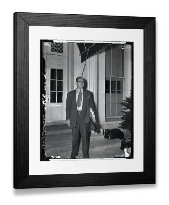 Framed Print : Alexander Sachs Standing Outdoors Framed Print : Alexander Sachs Standing Outdoors