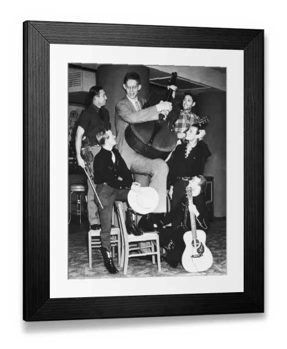 Framed Print : Robert Wadlow and Sons of the Pioneers Framed Print : Robert Wadlow and Sons of the Pioneers