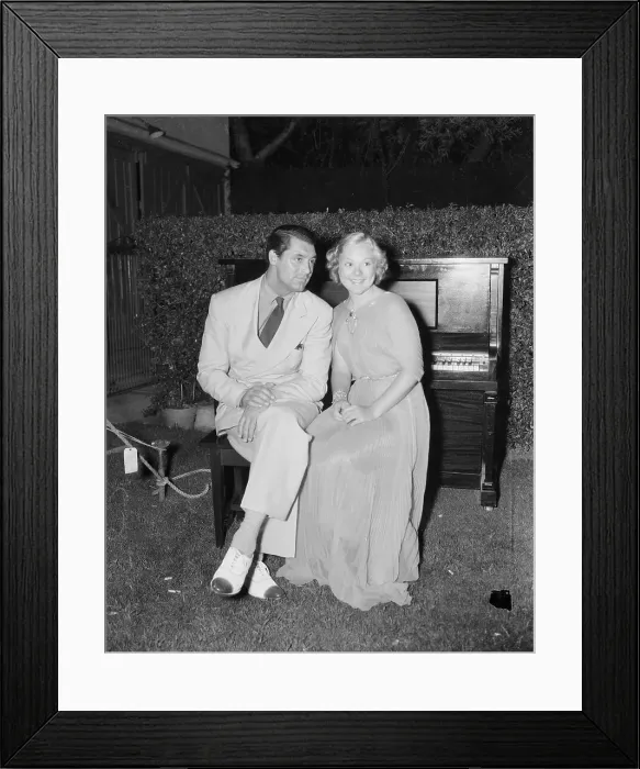 Framed Print : Cary Grant with Sonya Henie Framed Print : Cary Grant with Sonya Henie