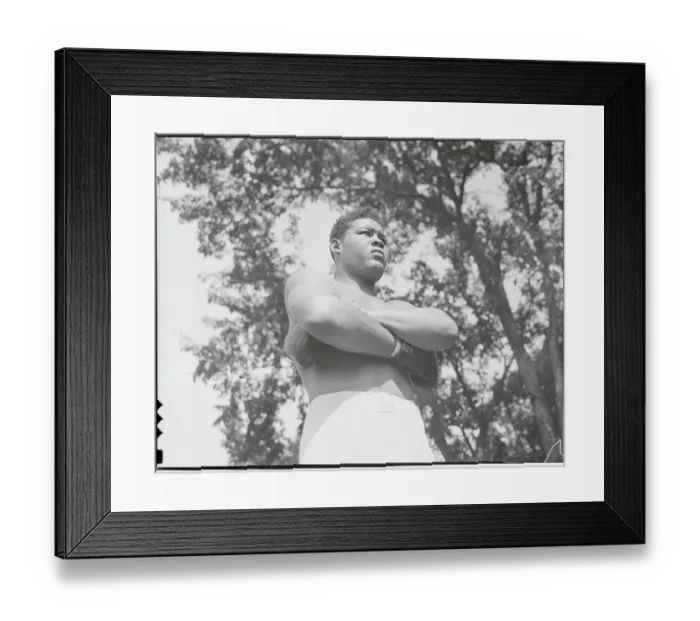 Framed Print : Portrait of Joe Louis Framed Print : Portrait of Joe Louis