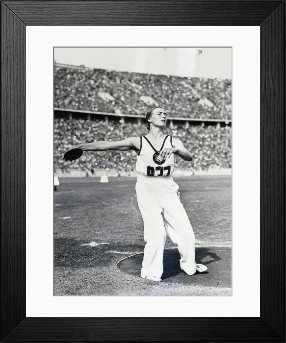 Framed Print : Gisela Mauermayer Discus Gold Medalist Framed Print : Gisela Mauermayer Discus Gold Medalist