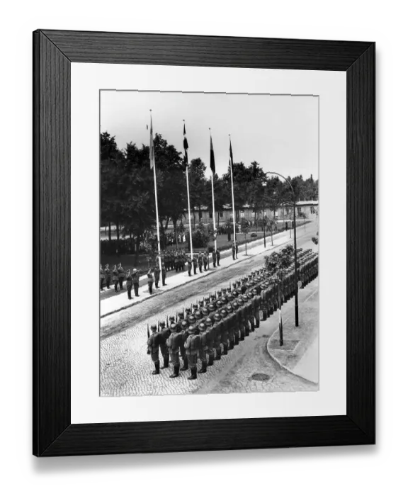 Framed Print : Army Camp Turned Over to Berlin Olympic Committee Framed Print : Army Camp Turned Over to Berlin Olympic Committee