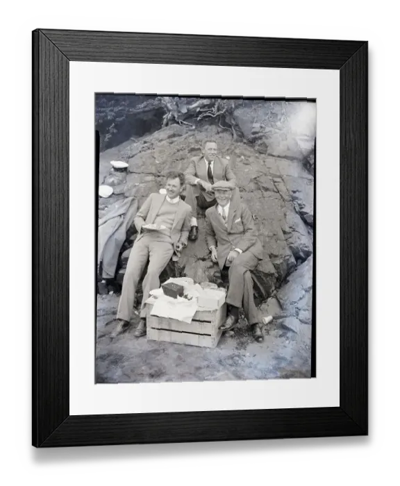 Framed Print : Franklin D. Roosevelt's Bodyguards Relax on Beach Framed Print : Franklin D. Roosevelt's Bodyguards Relax on Beach